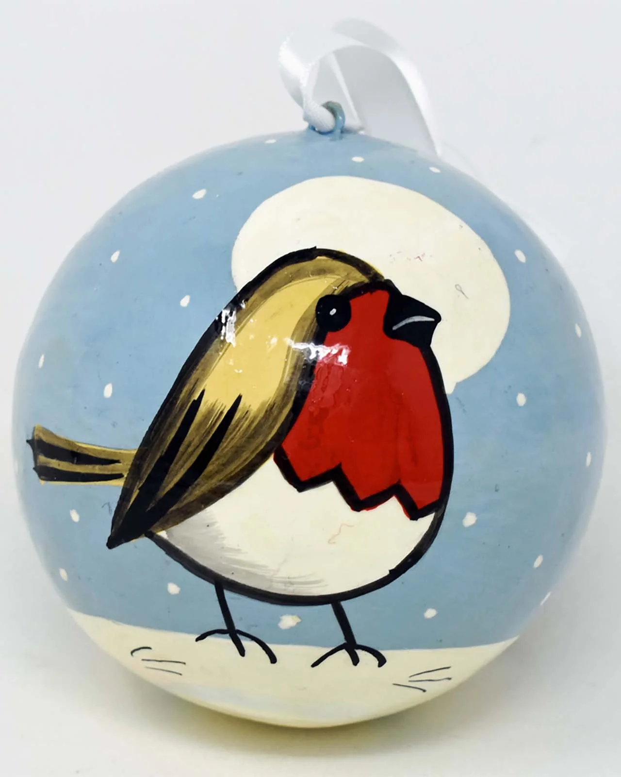 2 Hand-painted Baubles - Image 3