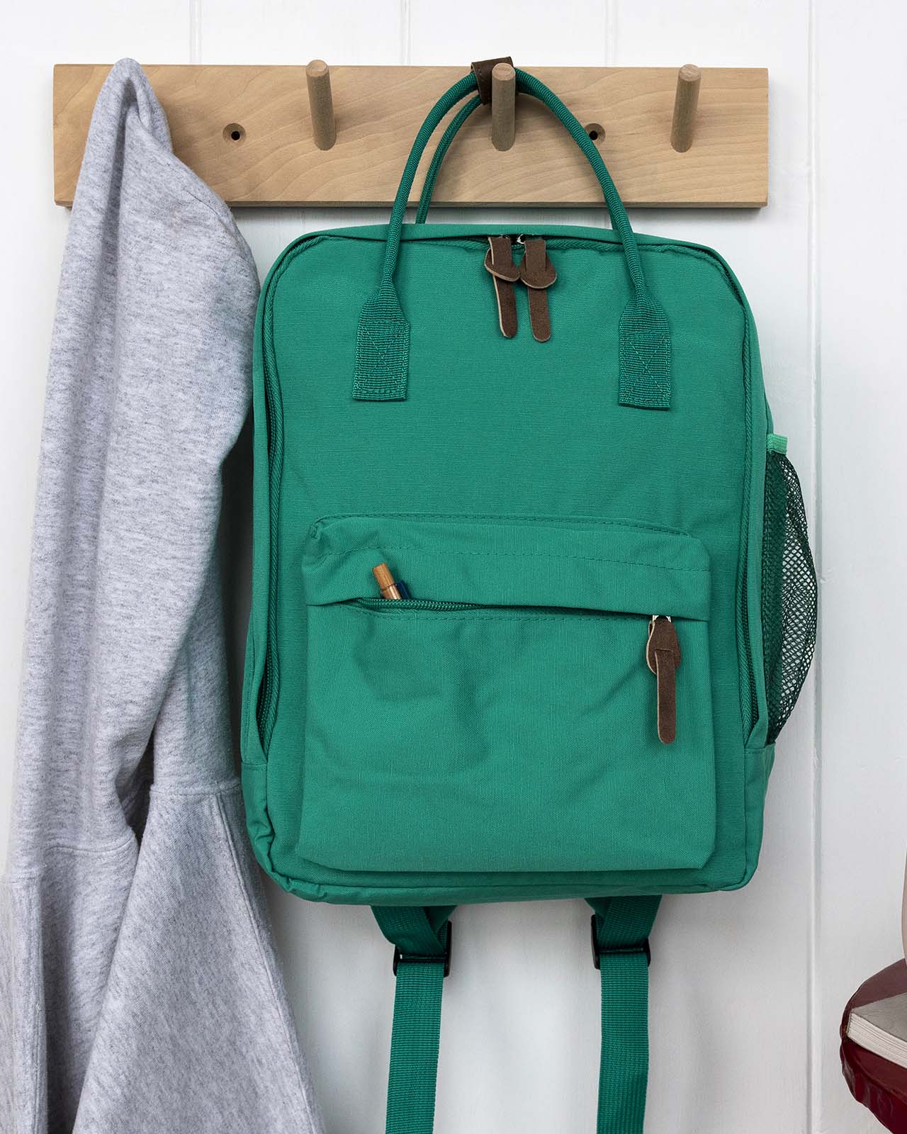 Compact Backpack in Green - Image 5