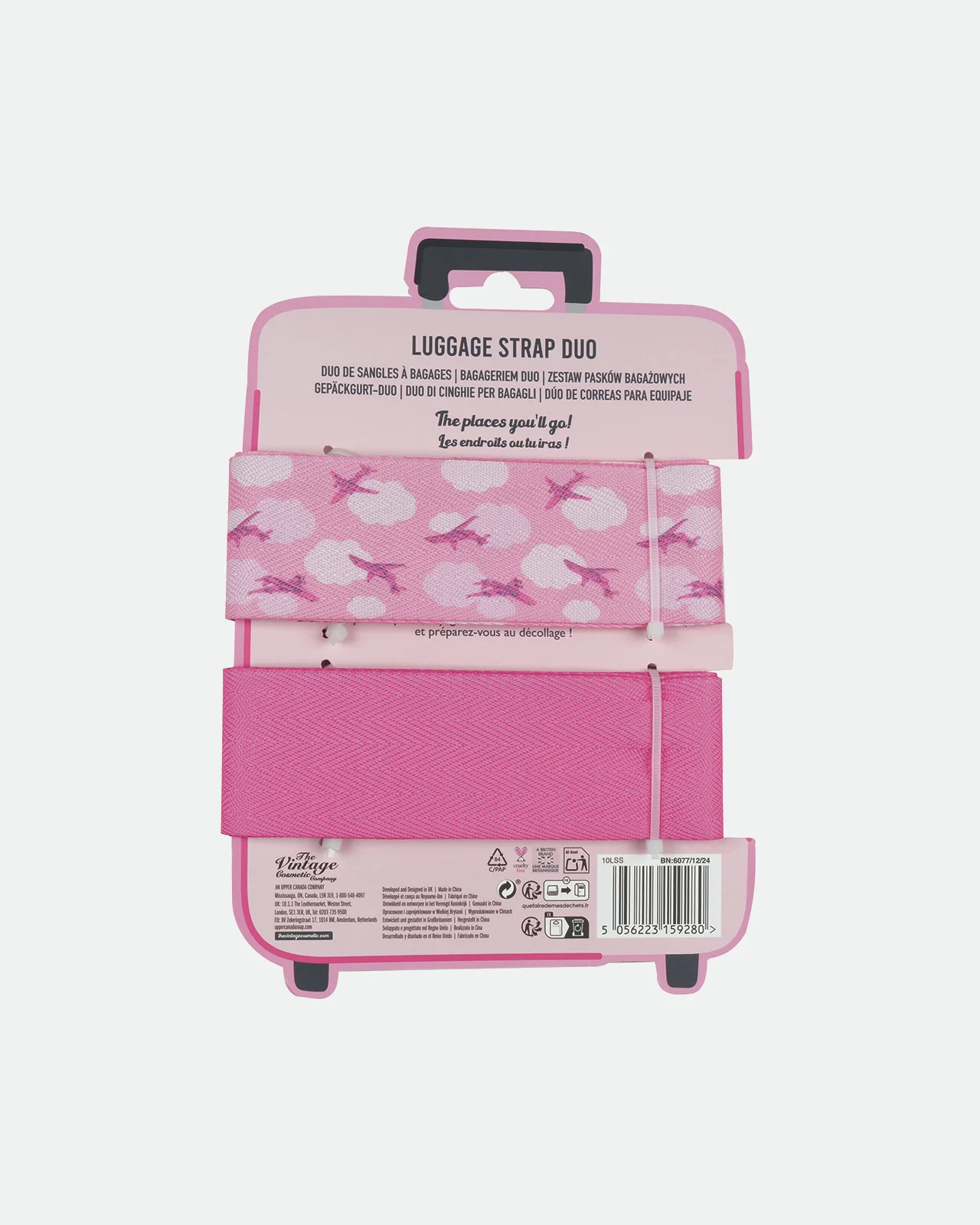 Vintage 2Pc Luggage Straps - Image 4